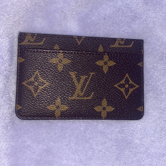 Louis Vuitton Other - Louis Vuitton Brown leather cardholder